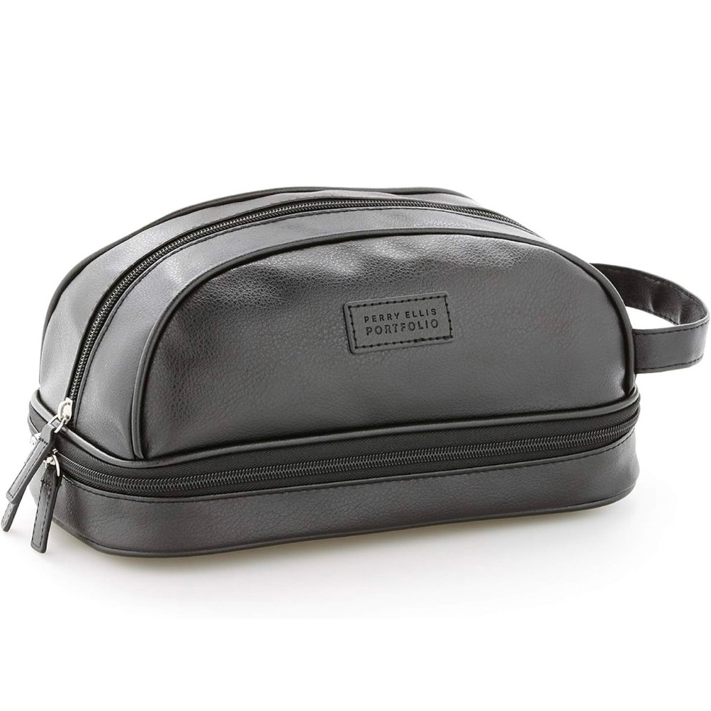 Perry Ellis portfolio Zip-TOP Pebble Trave KIT